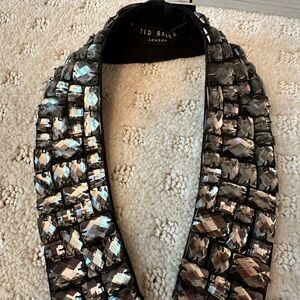 Ted Baker Silver and Black Collar